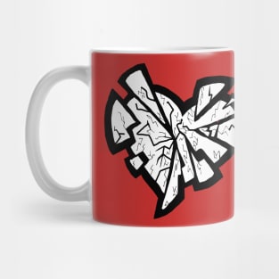 Shattered Heart Mug